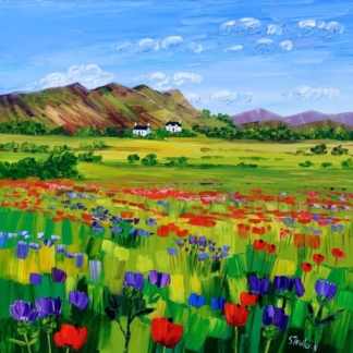 Image of Poppies and Thistles, Perthshire by Sheila Fowler